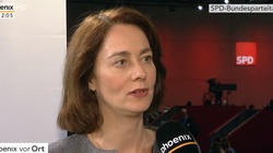 Wiceprzewodnicząca PE Katarina Barley dalej miesza się do wyborów w Polsce - miniaturka