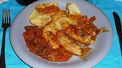 Ostry hiszpański specjał - pollo al chilindrón - miniaturka
