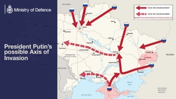 PILNE! Brytyjski resort obrony ujawnia rosyjski plan ataku na Ukrainę - miniaturka