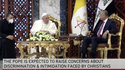 Franciszek w Iraku mówił dziś o Janie Pawle II i wspólnej modlitwie o pokój - miniaturka