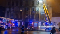 Tragiczny pożar kamienicy w Łodzi. Nie żyje jedna osoba - miniaturka