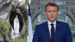 Francuzi na nowo odkrywają Lourdes. Sanktuarium odwiedził prezydent Macron  - miniaturka